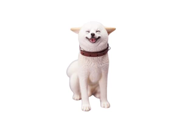 i8 TOYS JXK JXK074C 1/6 Scale Sitting Shiba Inu Animal Dog Model GK Ornament for 12 Inch Phicen Doll