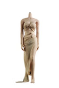 i8 TOYS 1/6 Scale Sexy Long Skirt With Strapless Ribbon Doll Clothes for 12 Inch Female Action Figure TBLeague(Complexion, JO21X-46C)