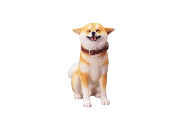 i8 TOYS JXK JXK074B 1/6 Scale Sitting Shiba Inu Animal Dog Model GK Ornament for 12 Inch Phicen Doll