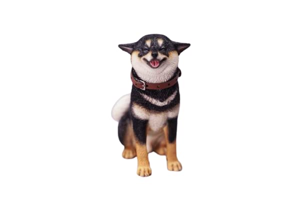 i8 TOYS JXK JXK074A 1/6 Scale Sitting Shiba Inu Animal Dog Model GK Ornament for 12 Inch Phicen Doll