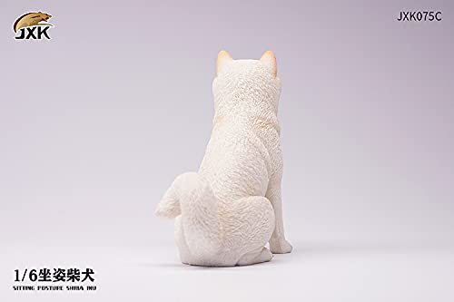 i8 TOYS JXK JXK075C 1/6 scale simulation Shiba Inu animal dog model GK ornaments can take 12 inch soldier dolls