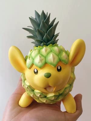 Dodowo fruit fairy series Cute Animal Figures Pineapple poodle