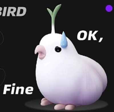 YSBRING What The Bird Series Cute Animal Figures (1PC Random)
