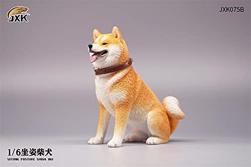 i8 TOYS JXK JXK075B 1/6 scale simulation Shiba Inu animal dog model GK ornaments can take 12 inch soldier dolls