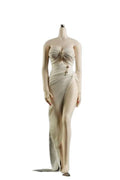i8 TOYS 1/6 Scale Sexy Long Skirt With Strapless Ribbon Doll Clothes for 12 Inch Female Action Figure TBLeague(White, JO21X-46B01)