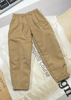 YSBRING SUPER Supply 1/6 Scale Men Vintage Trousers Figure Accessories for 12 Inch Male Collectible Doll (Camel)