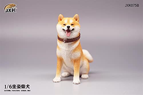 i8 TOYS JXK JXK075B 1/6 scale simulation Shiba Inu animal dog model GK ornaments can take 12 inch soldier dolls