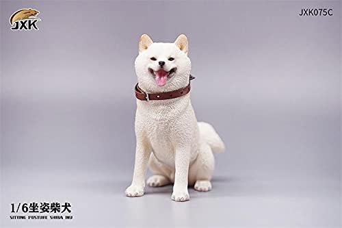 i8 TOYS JXK JXK075C 1/6 scale simulation Shiba Inu animal dog model GK ornaments can take 12 inch soldier dolls