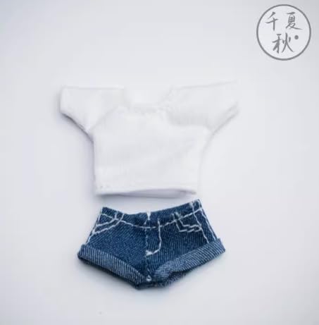 1/12 scale female clothes Short sleeved shorts set for 6 inch mecha girl woman action figure