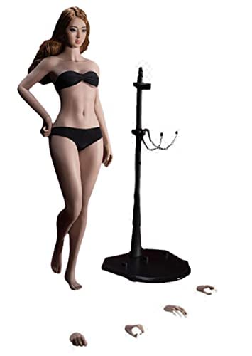 i8 TOYS TBLeague 1/6 Scale 12 inch Female Super Flexible Seamless Figure Body, Steel Bone Well-proportioned Small Breasts Collectible Action Figures With Suntan Skin(PLSB2021-S47)