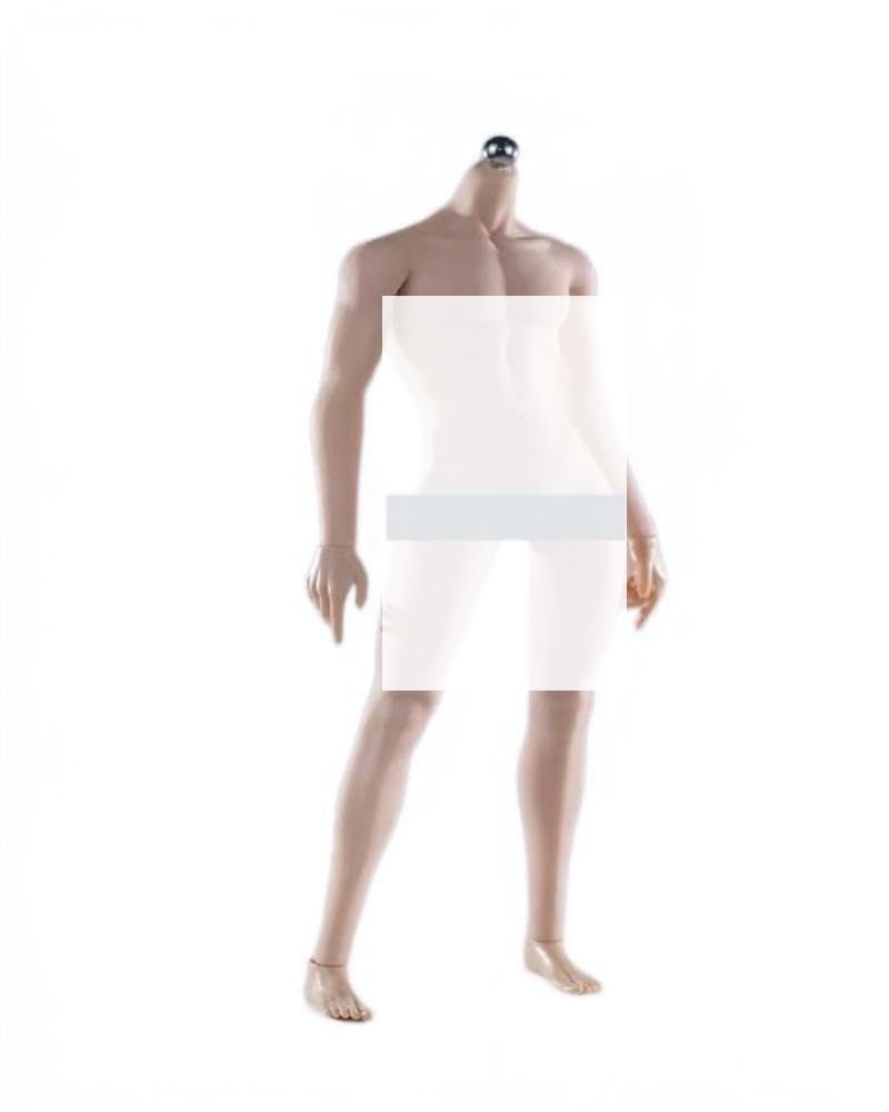 JIAOUDOLL 1/6 scale male seamless body pale skin for 12 inch man action figures