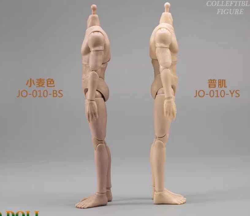 JIAOU DOLL 1/12 scale male body Movable muscle male model no head for 6 inch man action figure
