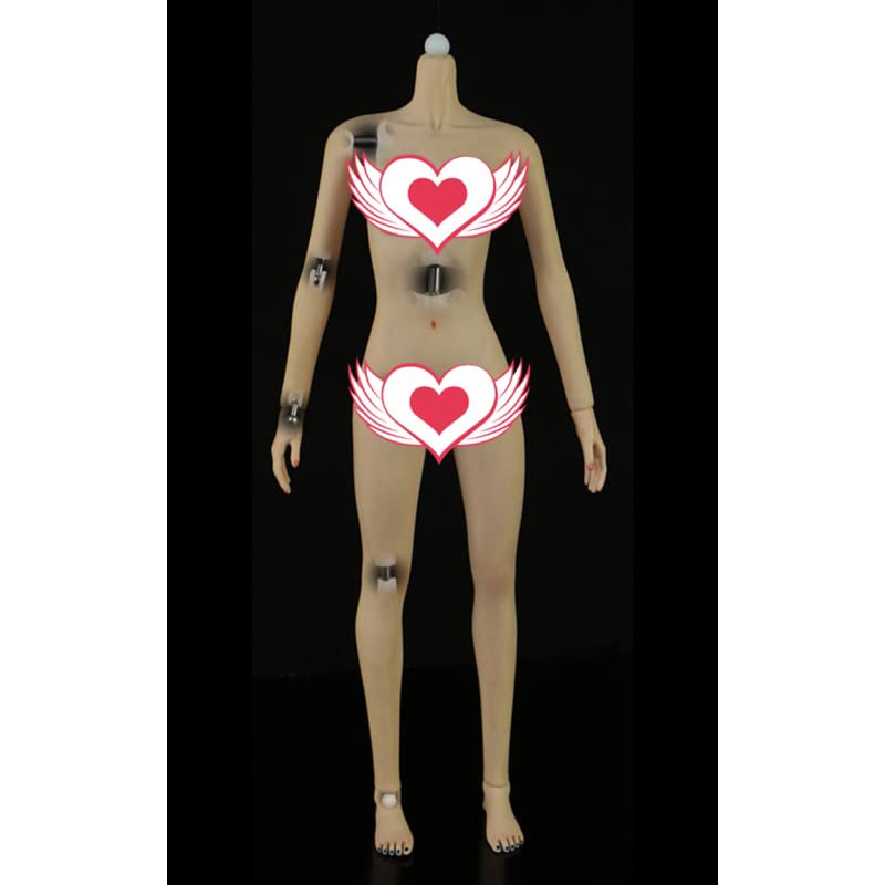 i8 TOYS JIAOUDOL 1/6 Scale Female Drawing Doll with Steel Bone Rubberized for 12 Inch Action Female Figure Body Big Breasts JOQ-07F-WS (White Skin)