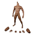 i8 TOYS haoxuantoys 1/6 Scale Men Action Figure 12 Inch Male Muscle Body Model Toy Without Head Sculpture Wheat Color