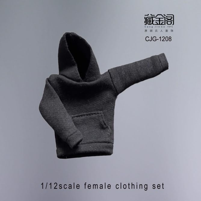 1/12 female clothes hoodie for 6 inch woman action figures