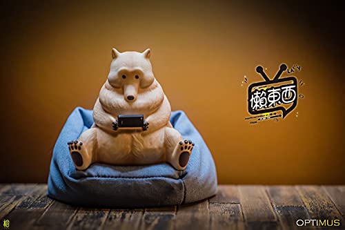 MonaMojiang Lazy animal series cute figurines Polar bear