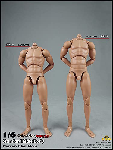 i8 toys COOMODEL BD001 1/6 scale male narrow shoulders body for men collectable action figure