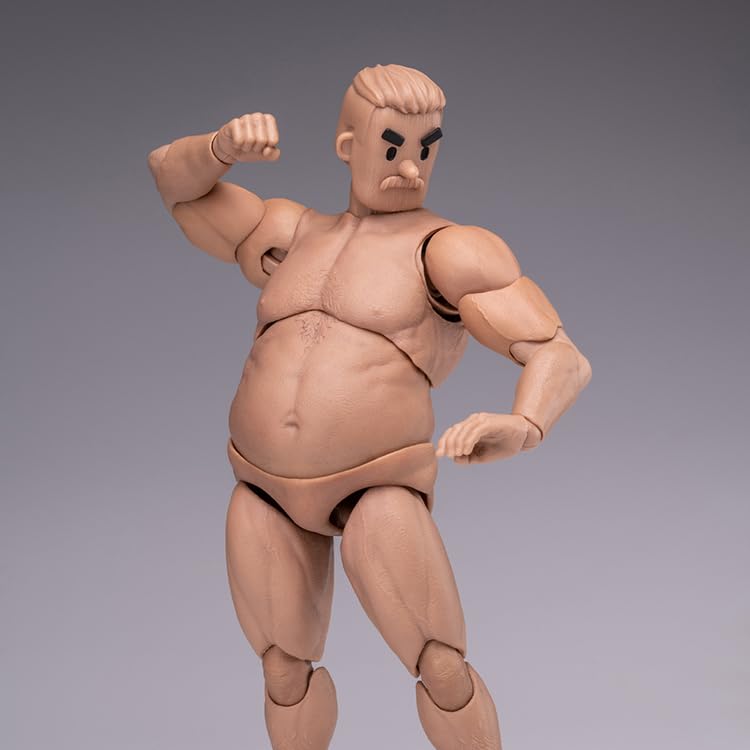 NOTTAA 1/12 scale Square-headed male body 6.69 inch man action figure