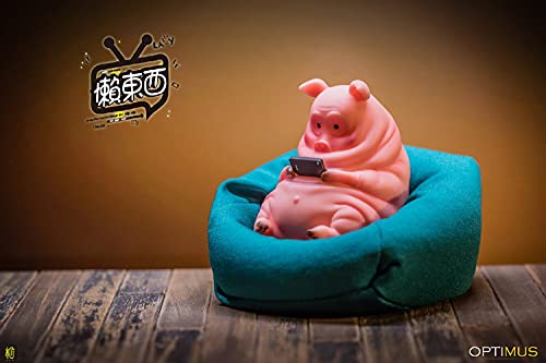 MonaMojiang Lazy animal series cute figurines Pig
