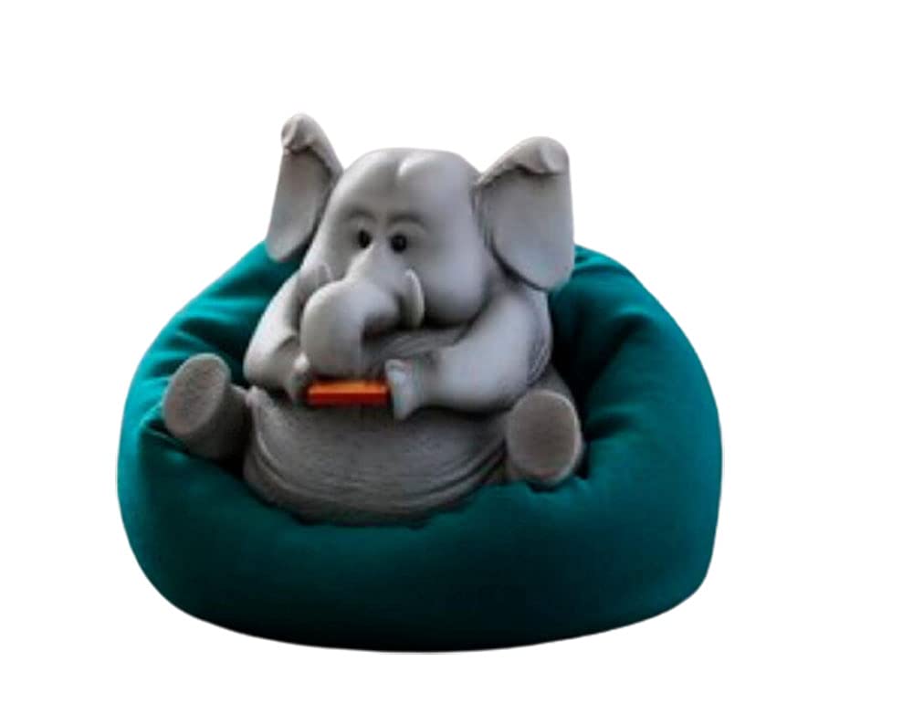 MonaMojiang Lazy animal series cute figurines elephant，15+ & adults