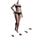 YSBRING 1/6 Scale Female Super Flexible Seamless Figure Body Steel Bone Well-Proportioned Small Breasts 12 Inch Collectible Action Figures with Suntan Skin(PLSB2021-S47A)