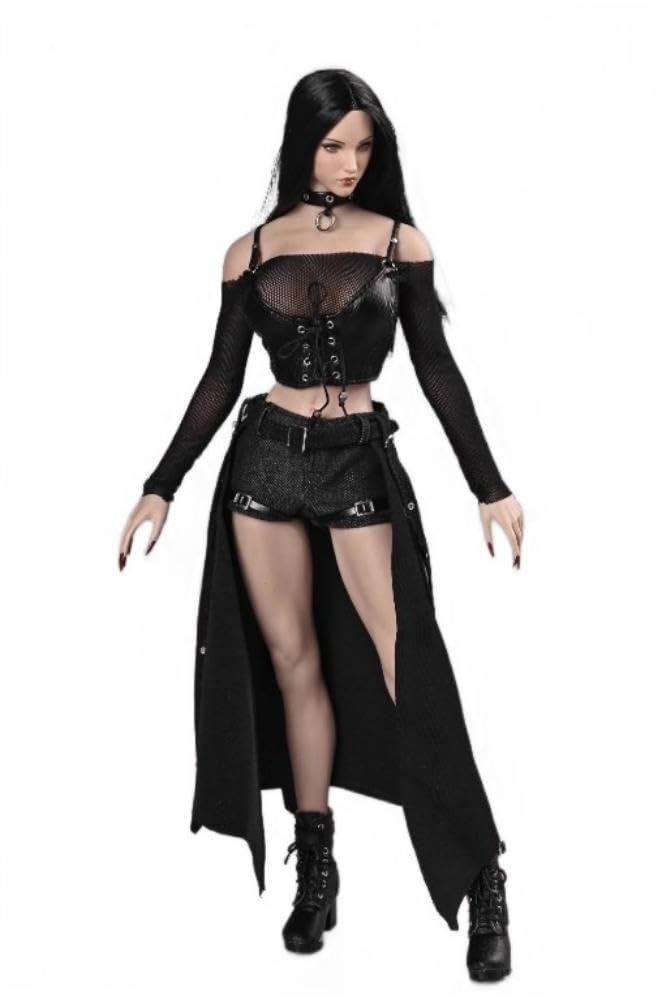 SA Toys SA047 1/6 scale female accessories dress Dark ROCK Set Detachable long skirt for 12 inch woman action figure
