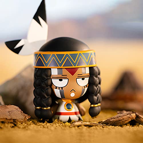 ACTOYS Cute chief Q version figure Collectable Figurines toys figure(1PC random)