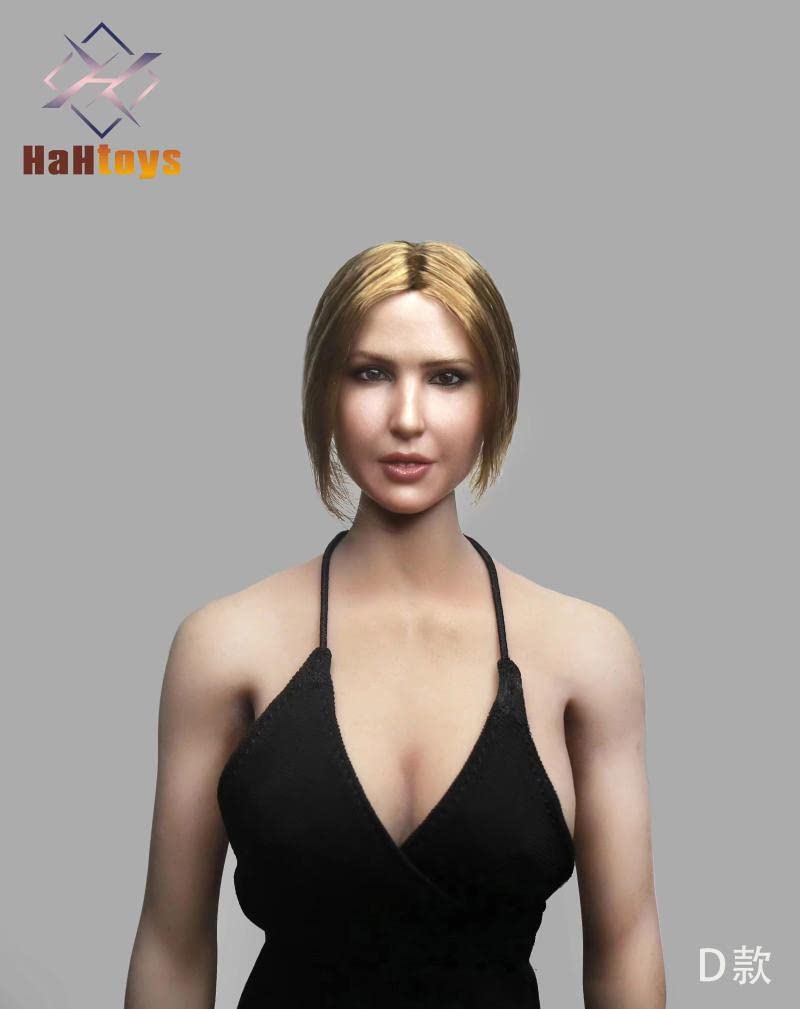 YSBRING HaHtoys H003D 1/6 Scale Europe and America Famous Model Head Sculpture for 12 Inch Collectible Female Action Figure