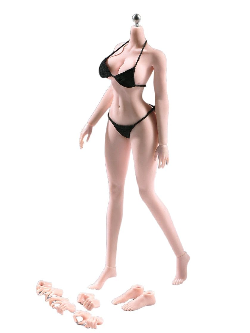 ANT 1/12 scale female flexible seamless body pale skin for 6 inch woman action figure
