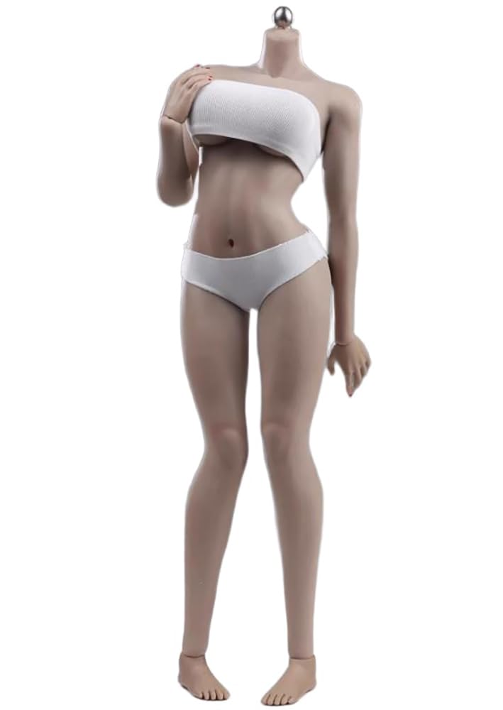 JIAOU DOLL 1/6 Scale Female Body,12 inch seamless figure body super flexible Big Bust Miniature Action Figure