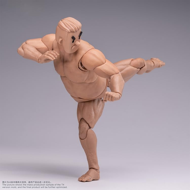 NOTTAA 1/12 scale Square-headed male body 6.69 inch man action figure