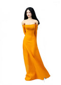 YSBRING ICE TOYS IC1002C 1/6 Scale Long Dress Doll Clothes for 12 Inch Female Collectible Figure Body (Orange)