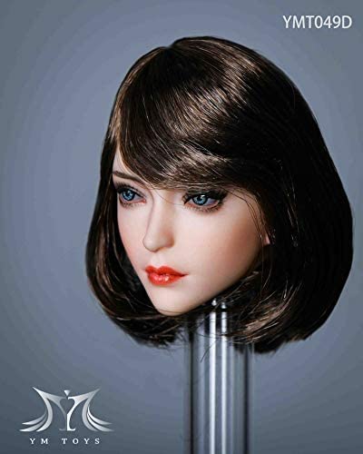 i8 TOYS YMTOYS YMT049 1/6 scale female accessories head sculpt for 12 inch women collectible action figure D