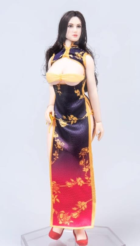 1/12 scale female clothes Cheongsam for 6 inch woman action figure body TYM149