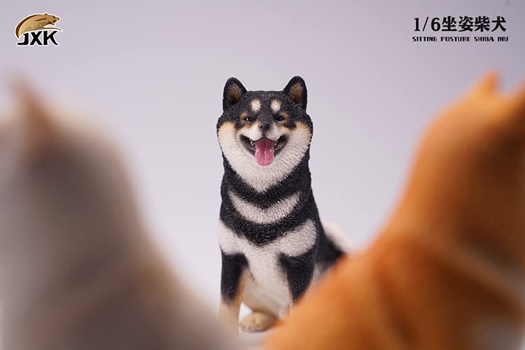i8 TOYS JXK JXK075A 1/6 scale simulation Shiba Inu animal dog model GK ornaments can take 12 inch soldier dolls