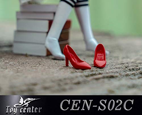i8 TOYS Toy Center CEN-S02C 1/12 Scale Figure Doll Accessories Sexy Trendy High Heels Shoes for 6 Inch Female Action Figure (Red)