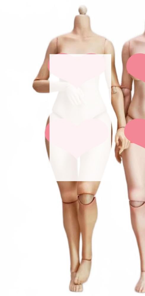True1Toys 1/6 scale movable female body peaches buttocks version for 12 inch woman action figure