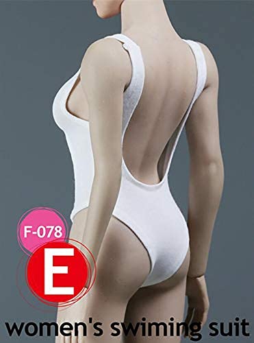 SUPERMCTOYS F-078 1/6 scale Swiming Suit bikini for 12 inch sexy female seamless body collectable action figure Tbleague E