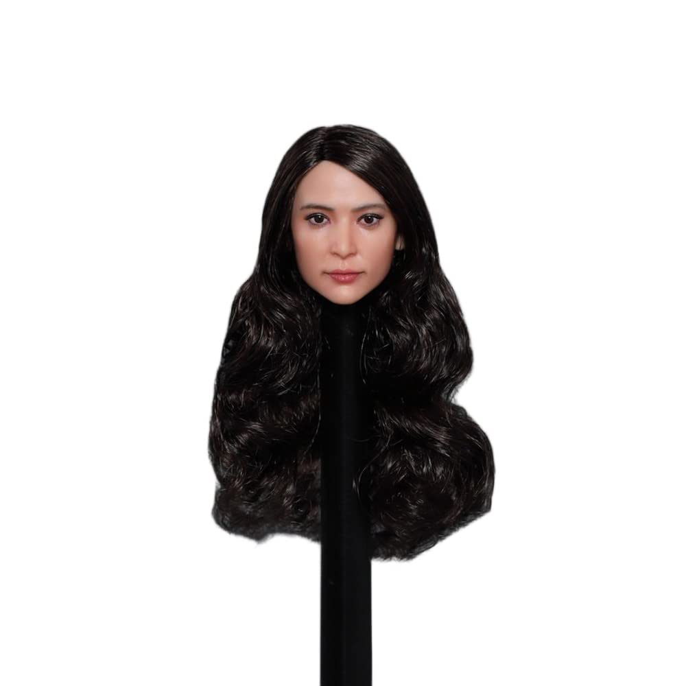 YSBRING GACTOYS GC039A 1/6 Scale Female Soldier Asian Beauty Head Sculpture for 12 Inch Female Doll