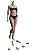 YSBRING 1/6 Scale Female Super Flexible Seamless Figure Body Steel Bone Well-Proportioned Small Breasts 12 Inch Collectible Action Figures with Suntan Skin(PLSB2021-S47B)