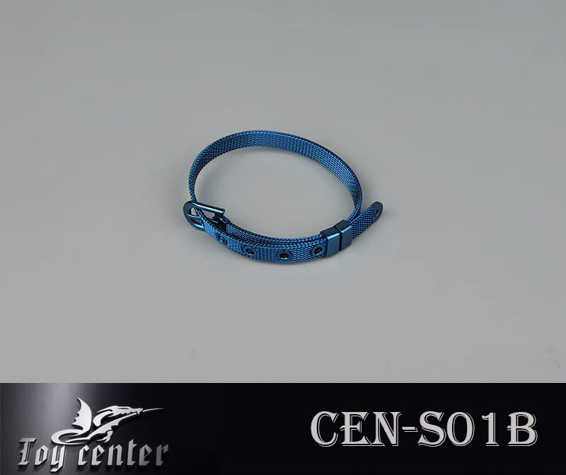 i8 TOYS Toy Center CEN-S01B 1/6 Scale Female Doll Costume Accessory Metal Decorative Belt (Blue)