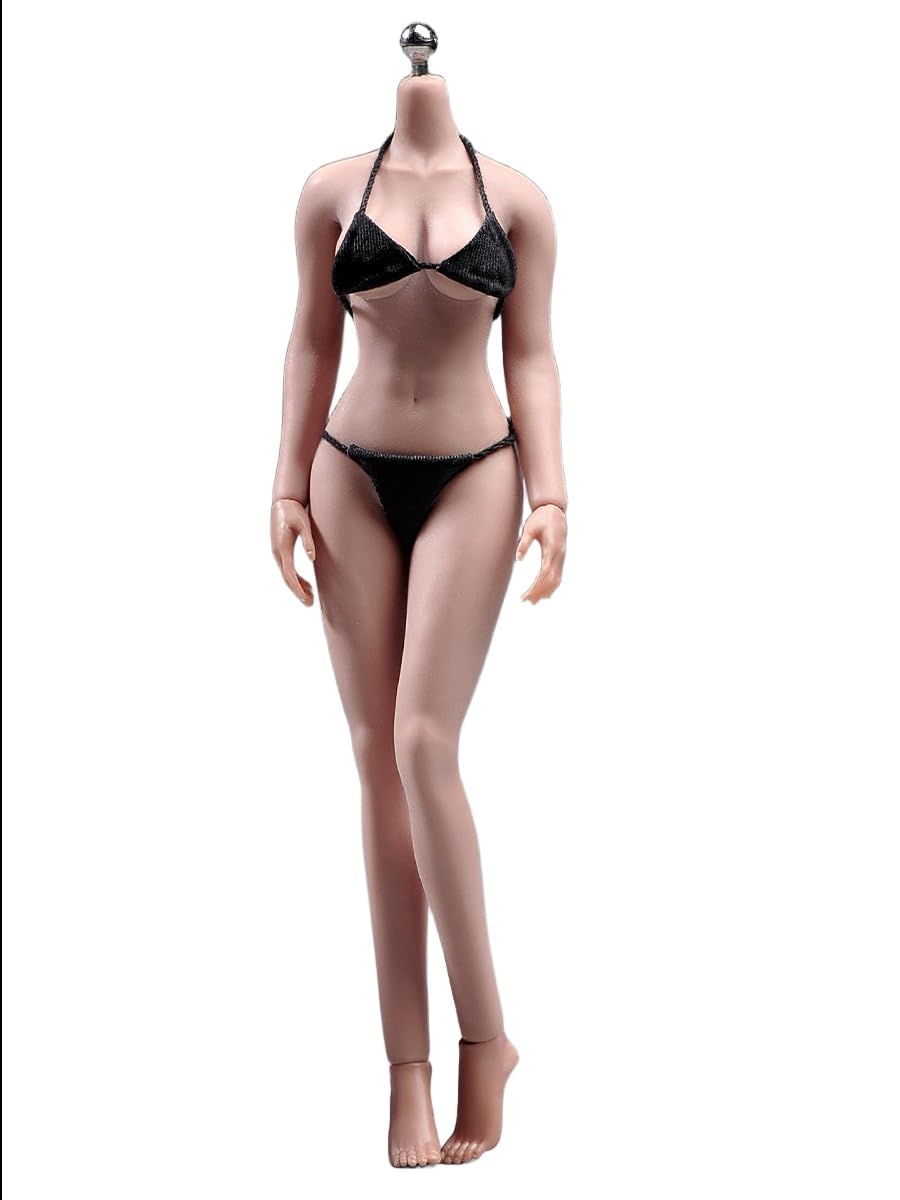 ANT 1/12 scale female flexible seamless body pale skin for 6 inch woman action figure