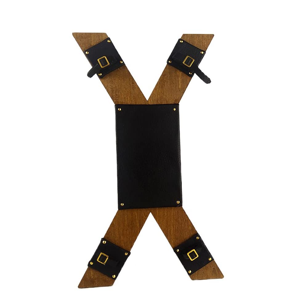 YSBRING 1/6 Scale Wooden Torture Tool Model Figure Accessories Miniature Prop X Rack for 12 Inch Mecha Girl Soldier Body