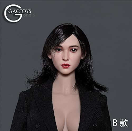i8 TOYS GACTOYS GC046B 1/6 Scale Oriental Beauty Head Sculpture for 12 Inch Female Action Figure