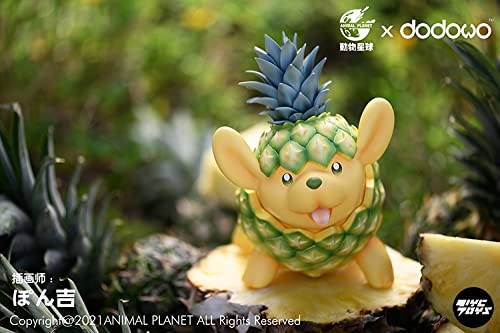 Dodowo fruit fairy series Cute Animal Figures Pineapple poodle