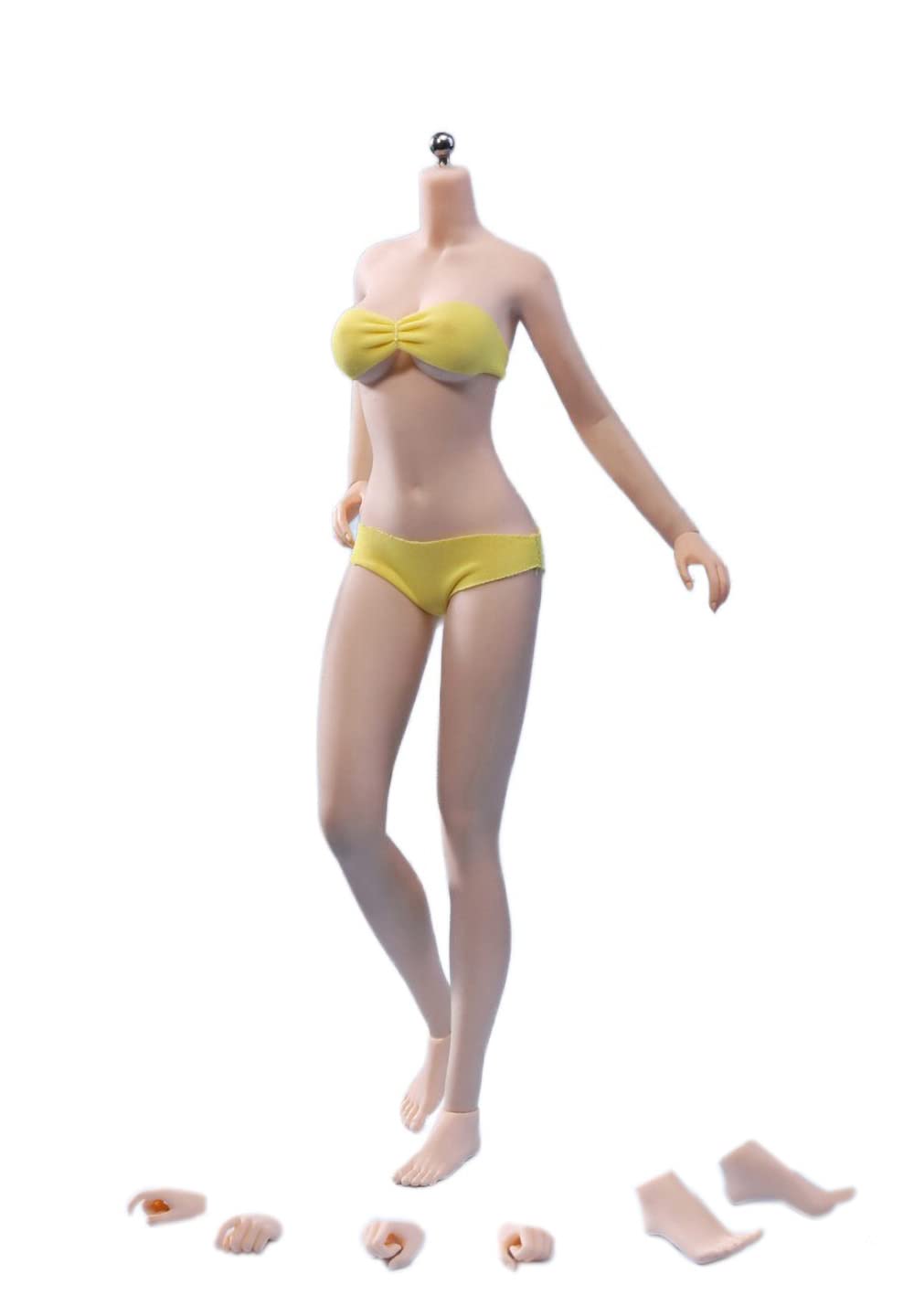 YSBRING TBLeague PHMB2022-S48A 1/6 Scale Super Flexible Female Seamless Body 12 Inch Collectible Action Figure Doll (Pale Skin, without head)