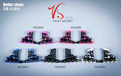 i8 TOYS 19XG68 1/6 scale female accessories shoes roller skates for 12 inch women collectible action figure E