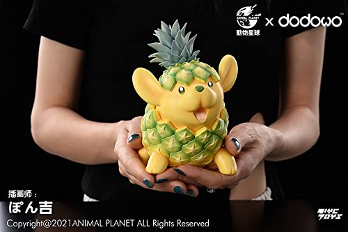 Dodowo fruit fairy series Cute Animal Figures Pineapple poodle