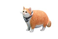 JXK JXK109D 1/6 Scale Change Head Fat Cat Collectible Cute Animal Figure Desktop Fairy Garden Decoration(Orange)