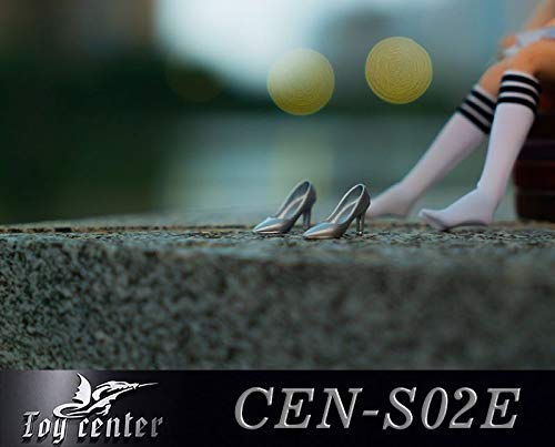 i8 TOYS Toy Center CEN-S02E 1/12 Scale Figure Doll Accessories Sexy Trendy High Heels Shoes for 6 Inch Female Action Figure (Silver)